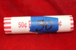 lot 30 image: Unsearched Bank Roll of Cents