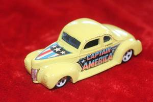 lot 177 image: 2001 Hot Wheels Captain America 40 Ford Coupe