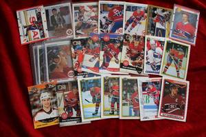 lot 435 image: Montreal Canadians Hockey Trading Cards