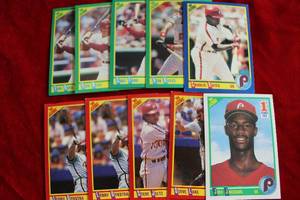 lot 209 image: 1990 Score Philadelpia Phillies Baseball Trading Cards
