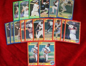 lot 191 image: 1990 San Diego Padres Baseball Trading Cards