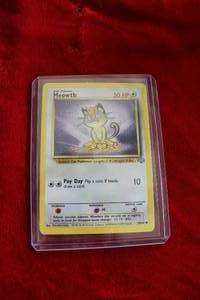 lot 174 image: Pokemon Base Meowth #56