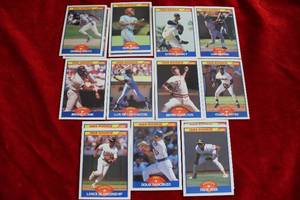 lot 341 image: 1989 Score Rookie Baseball Trading Cards