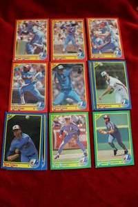 lot 326 image: 1990 Score Montreal Expos Baseball Trading Cards