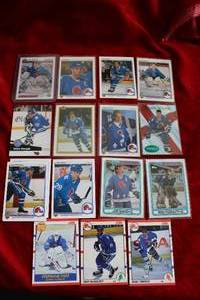 lot 393 image: Quebec Nordiques Hockey Trading Cards