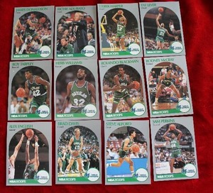 lot 14 image: NBA Hoops Dallas Mavericks Basketball Cards