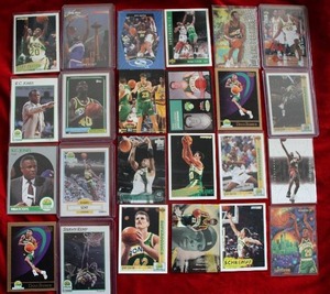 lot 185 image: Seattle SuperSonics Basket Ball Trading Cards