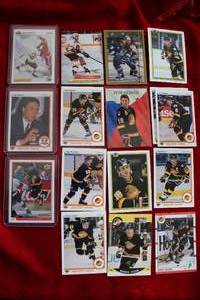 lot 159 image: Vancouver Canucks Hockey Trading Cards