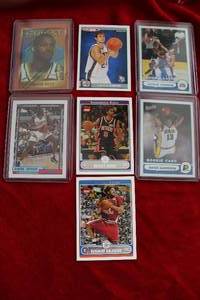 lot 377 image: Basket Ball Rookie Trading Cards including Travis Best