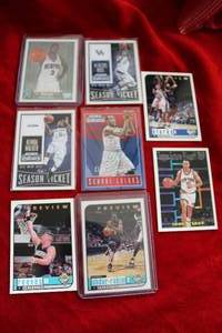 lot 344 image: Basket Ball Rookie Cards