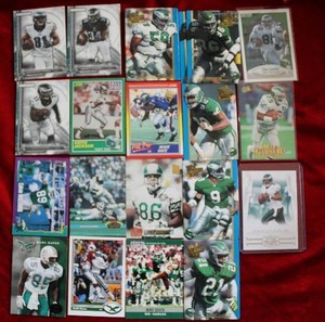 lot 26 image: Philadelpia Eagles Football Trading Cards