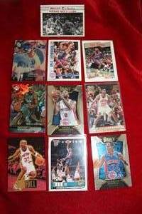 lot 312 image: Detroit Pistons Basket Ball Trading Cards