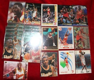lot 267 image: Atlanta Hawks Basket Ball Trading Cards