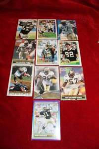 lot 403 image: New Orleans Saints Football Trading Cards