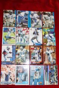 lot 364 image: Detroit Lions Football Trading Cards
