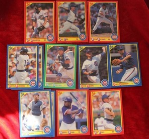 lot 76 image: 1990 Score Chicago Cubs Baseball Trading Cards