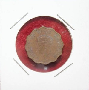 lot 322 image: 1944 Indian 1 Anna Coin