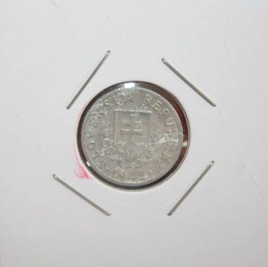 lot 433 image: 1942 Slovenia 20 Halierov Coin