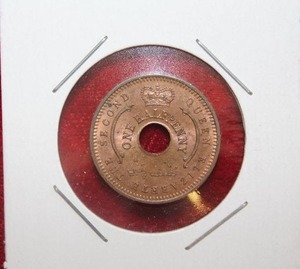 lot 221 image: 1959 Federation of Nigeria One Half Penny Coin