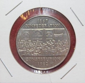 lot 73 image: 1982 The Constitution Canadian Dollar