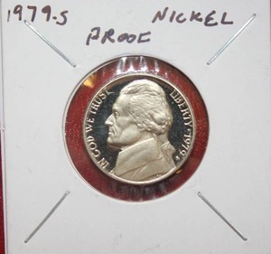 lot 189 image: 1979 S Jefferson Nickel Proof