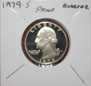 lot 212 image: 1979 S Washington Quarter Proof Cameo