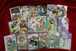 lot 230 image: Green Bay Packers Football Trading Cards