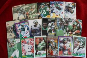 lot 92 image: New York Jets Football Trading Cards
