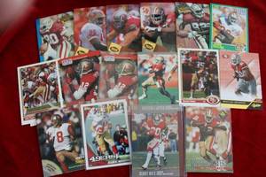 lot 178 image: San Francisco 49ers Football Trading Cards