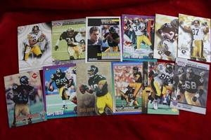 lot 219 image: Pittsburgh Steelers Football Trading Cards