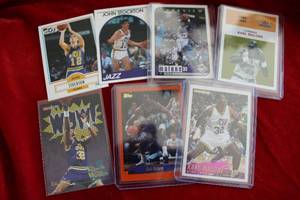 lot 199 image: Utah Jazz Basket Ball Trading Cards