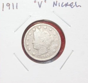 lot 451 image: 1911 Liberty V Nickel