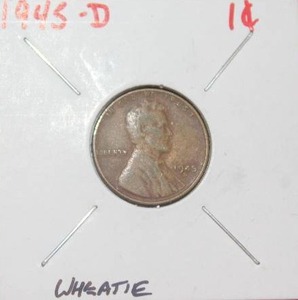 lot 450 image: 1945 D Wheat Cent