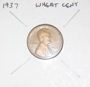 lot 381 image: 1937 Wheat Cent