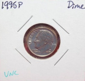 lot 376 image: 1995 P Roosevelt Dime