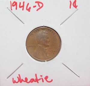 lot 422 image: 1946 D Wheat Cent
