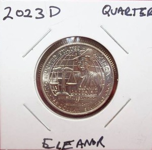 lot 331 image: 2023 D Eleanor Roosevelt Womens Quarter