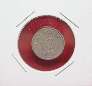 lot 292 image: 1953 Denmark 10 Ore Coin
