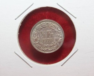 lot 281 image: 1970 Switzerland 12 Franc