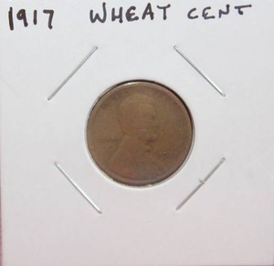 lot 274 image: 1917 Wheat Cent