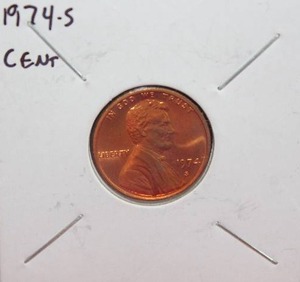 lot 266 image: 1974 S Lincoln Cent