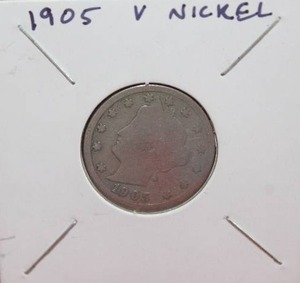 lot 264 image: 1905 Liberty V Nickel