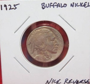lot 169 image: 1925 Buddalo Nickel