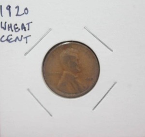 lot 141 image: 1920 Wheat Cent