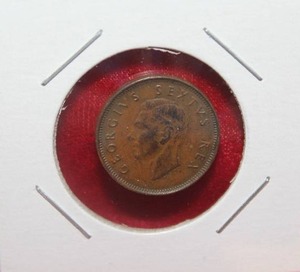 lot 132 image: Hard to Find 1952 South African Penny