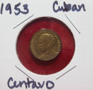 lot 118 image: 1953 Cuban Centavo