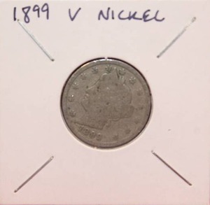 lot 105 image: 1899 Liberty V Nickel