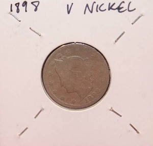 lot 93 image: 1898 Liberty V Nickel