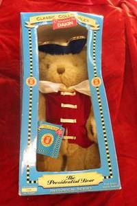 lot 206 image: RARE Limited Edition Creations by DAKIN American Revolution Series The Presidential Bear #1308 of 5000