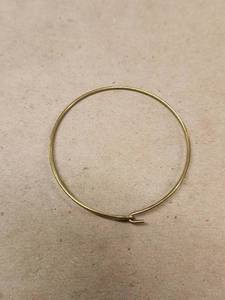 lot 97 image: Generous selection of gold circular bracelets for jewelry making - 6 bags